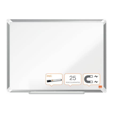Lavagna bianca magnetica Nobo Premium Plus Smaltata 600x450 mm 1915143